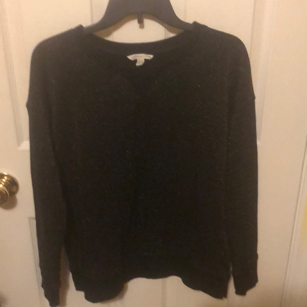American Eagle Medium Black Sparkly Blouse
